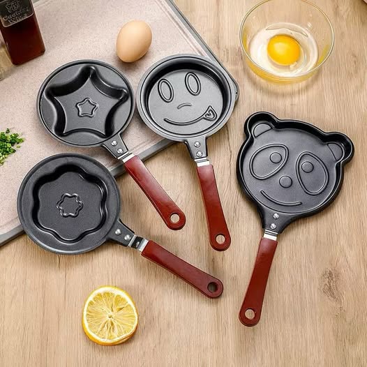 4 مقالي للأطفال بأشكال حيوانات لطيفة 🍳🐻🐰
